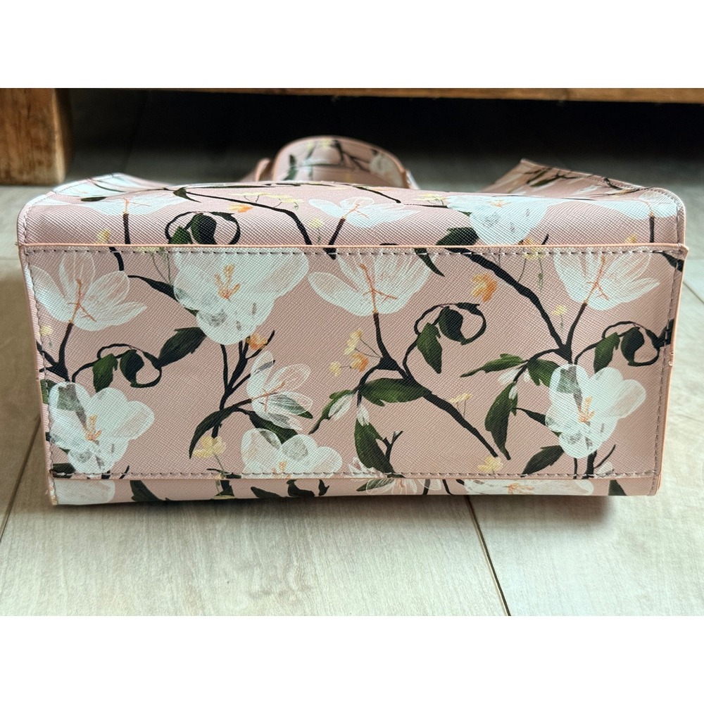 Ted Baker London "The Icon" Pink Floral Tote  Bag NWT - Picture 11 of 13